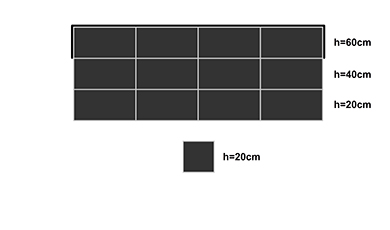 Podiumset voor koor & dirigent (8x3m) huren